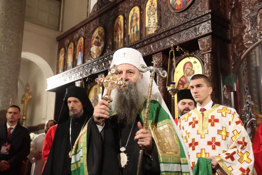 PATRIJARH PORFIRIJE SLUŽIO LITURGIJU U BANJALUCI: Molitveno sabranje povodom 33. rođendan Republike Srpske