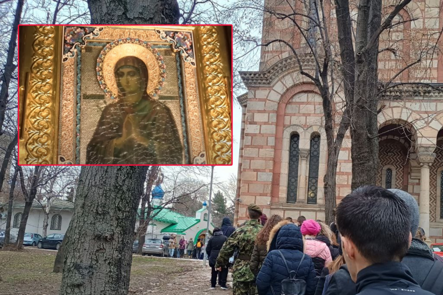 STIGLA IKONA MAJKE BOŽJE "UMEKŠANJE ZLIH SRCA": Red vernika čeka da se pomoli, evo do kada će biti u Beogradu (VIDEO)