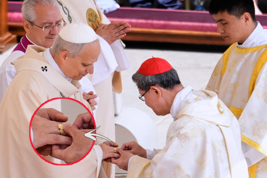 TAJNA SIMBOLIKA PRSTENA KOJI JE PAPA DOBIO:  U Vatikanu počela inauguracija Lava XIV (VIDEO)