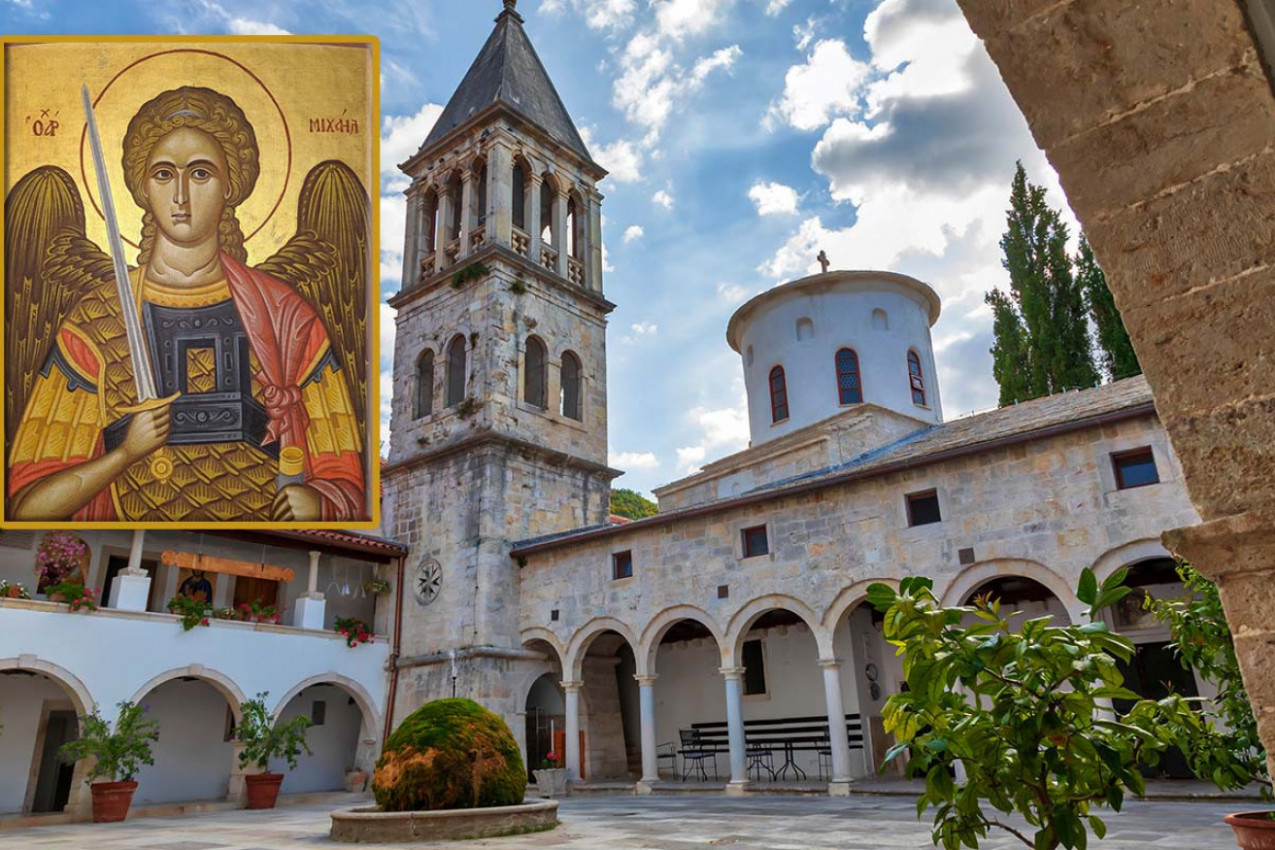 ČUDO GOSPODNJE U MANASTIRU KRKA OSTAVILO VERNIKE BEZ TEKSTA: Da li je suza iz oka arhangela Mihaila milost ili opomena Božja za srpski narod (VIDEO)