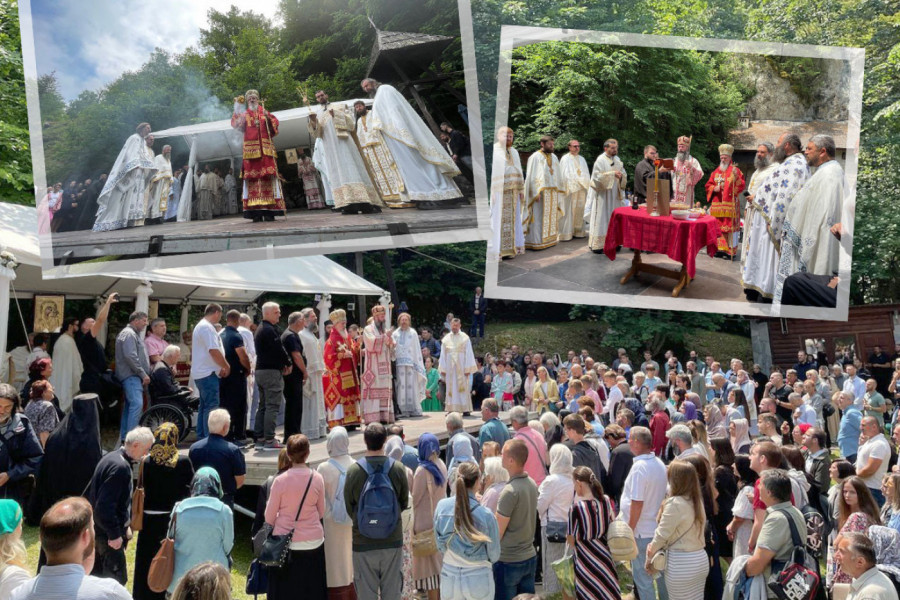 SVETO MESTO NA KOJEM SE, KAŽU, I DANAS DEŠAVAJU ČUDA: Praznik u manastiru Crna Reka okupio vernike iz svih krajeva