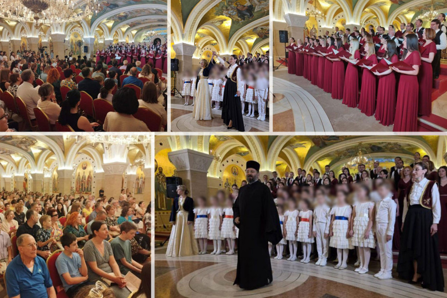 KONCERT POVODOM VIDOVDANA: Vernici se okupili u kripti hrama Svetog Save (FOTO)