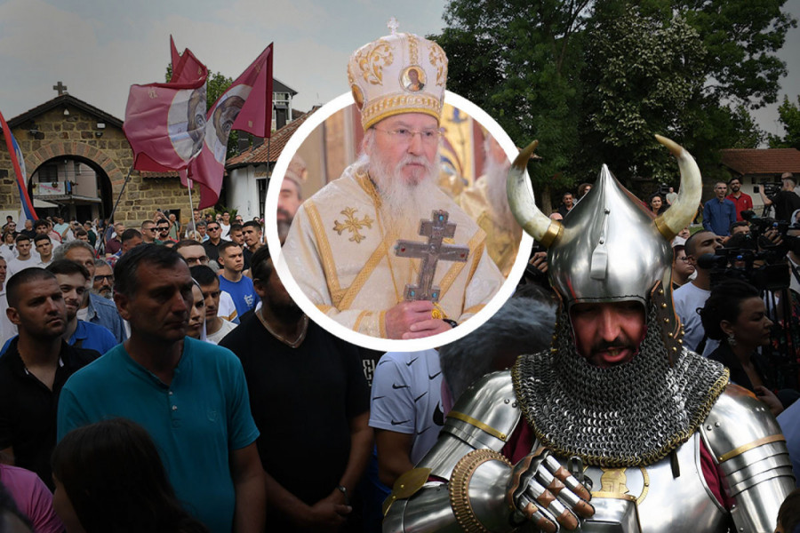 DIRLJIVE SLIKE VIDOVDANA IZ GRAČANICE: Na praznik zasijao plamen otpora i nade u srcu Kosova i Metohije (FOTO, VIDEO)