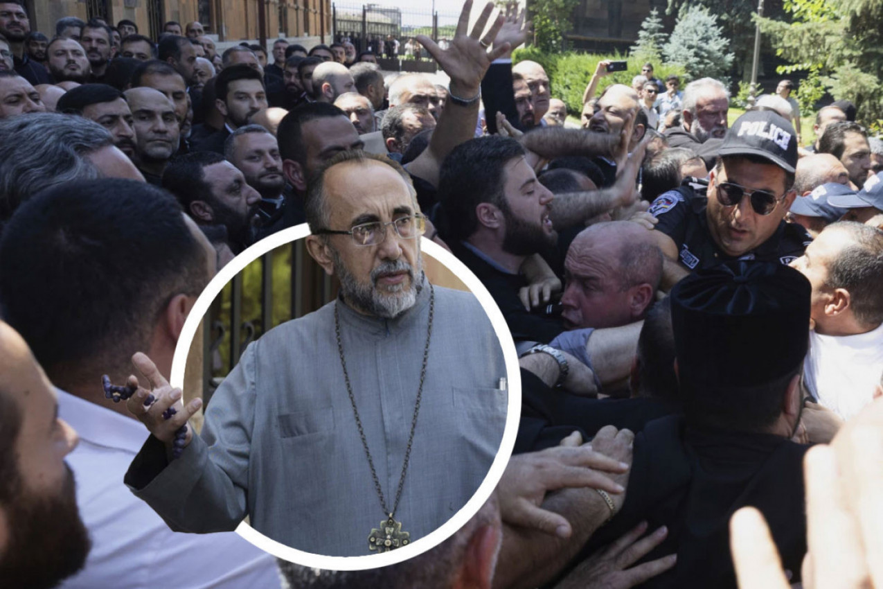 VLADIKA KRENUO U PRITVOR UZ ZVUKE ZVONA KOJA SU NAJAVILA OPASNOST: Drama u Jermenskoj apostolskoj crkvi
