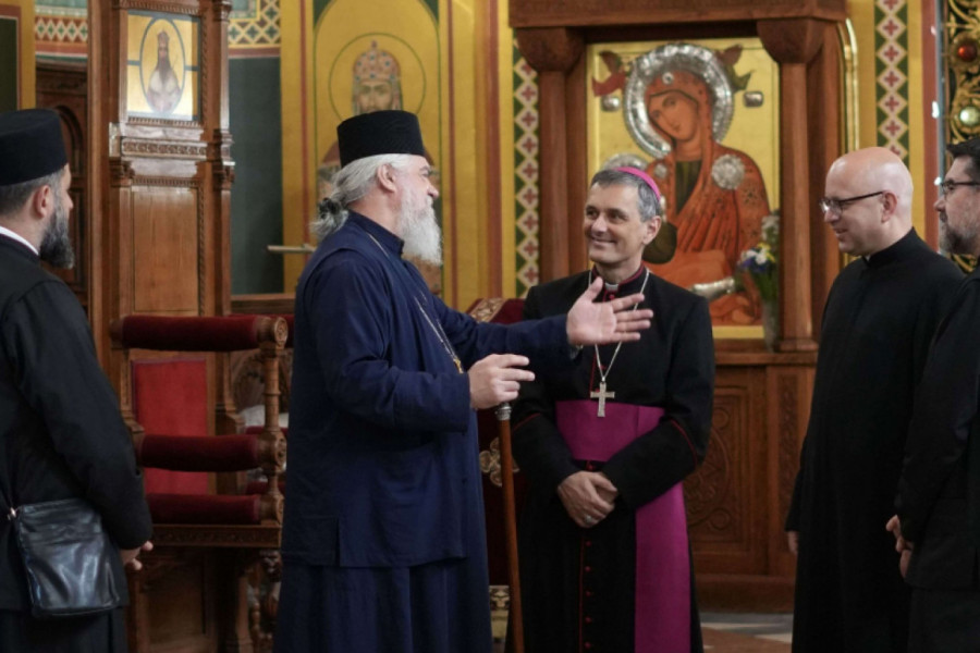 SVEČANOST U ZAGREBU: Susreli se vladika Kirilo i biskup Saje