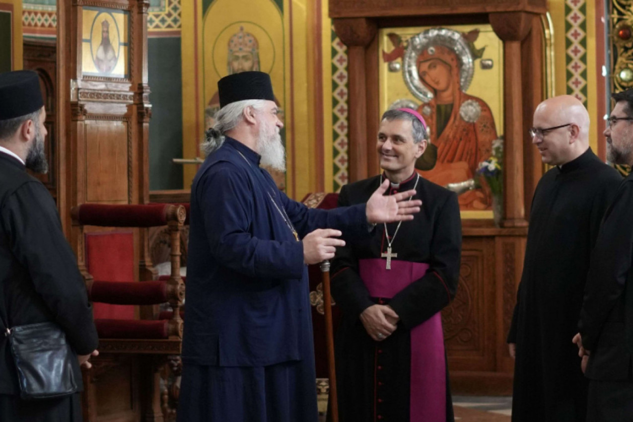 SVEČANOST U ZAGREBU: Susreli se vladika Kirilo i biskup Saje