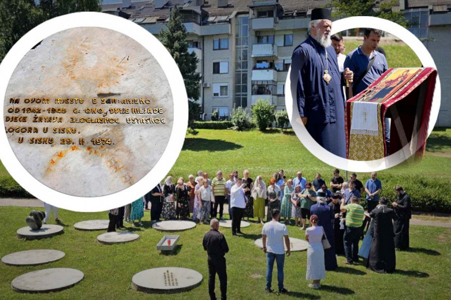 MOLITVE NA MESTU GDE JE UBIJENO 2.000 SRPSKE DECE: Potresne reči vladike Kirila na spomen-obeležju Svetim novomučenicima jastrebarskim i sisačkim