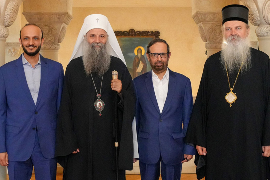 O ČEMU JE PATRIJARH PORFIRIJE RAZGOVARAO SA DIPLOMATOM IZ EMIRATA: Važan susret u Patrijaršijskom dvoru