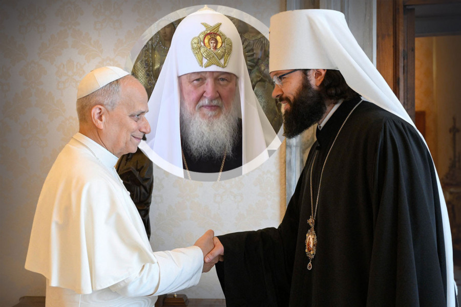 NEOČEKIVANI KORAK KA PRIBLIŽAVANJU ISTOKA I ZAPADA: Papa Lav XIV i ruski mitropolit Antonije licem u lice – susret koji bi mogao mnogo toga da promeni