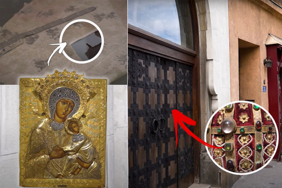 OVO JE OSTALO OD HALJINE KNEZA LAZARA, KOJU SU LJUDI CEPALI: Pravo blago u centru Beograda - sve sija od dragog kamenja i zlata (VIDEO)