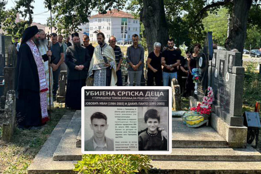 TRAGEDIJA KOJA JOŠ ODJEKUJE: U Goraždevcu, gde su ubijeni srpski dečaci Panto i Ivan, vladika Ilarion služio pomen i poslao dirljivu poruku