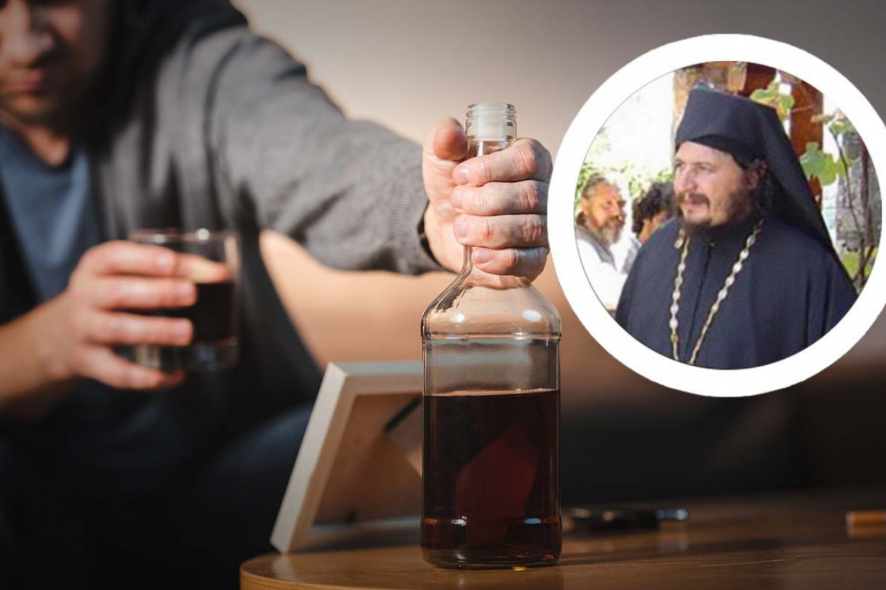 KAKO SE IZBAVITI IZ KANDŽI ALKOHOLIZMA: Arhimandrit Hrizostom nudi konkretno i brzo rešenje problema koji razara Srbe