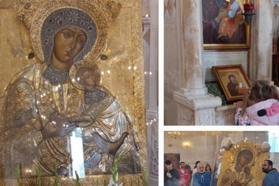 NA NOVOM BEOGRADU DOČEKANA RETKA IKONA PRESVETE BOGORODICE STRADALNE: Svetinja iz XVII veka donosi utehu bolesnima