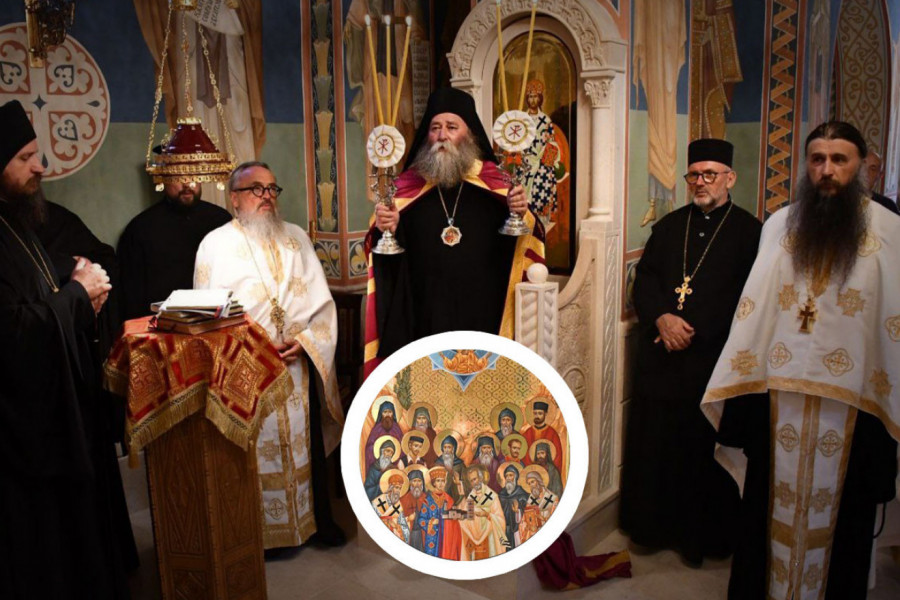 PRVA PROSLAVA NOVIH SVETACA SRPSKE CRKVE: Veličanstvena svećanost u svetinji na ušću dve reke (FOTO)