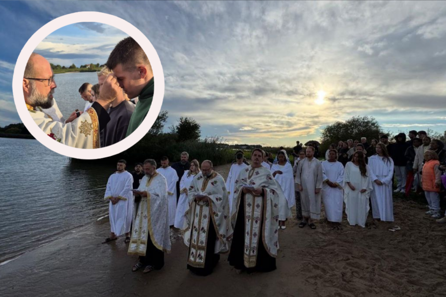 10 HOLANĐANA U JEDNOM DANU PREŠLI U PRAVOSLAVLJE: Veličanstveno saborno krštenje u reci Lek (FOTO)