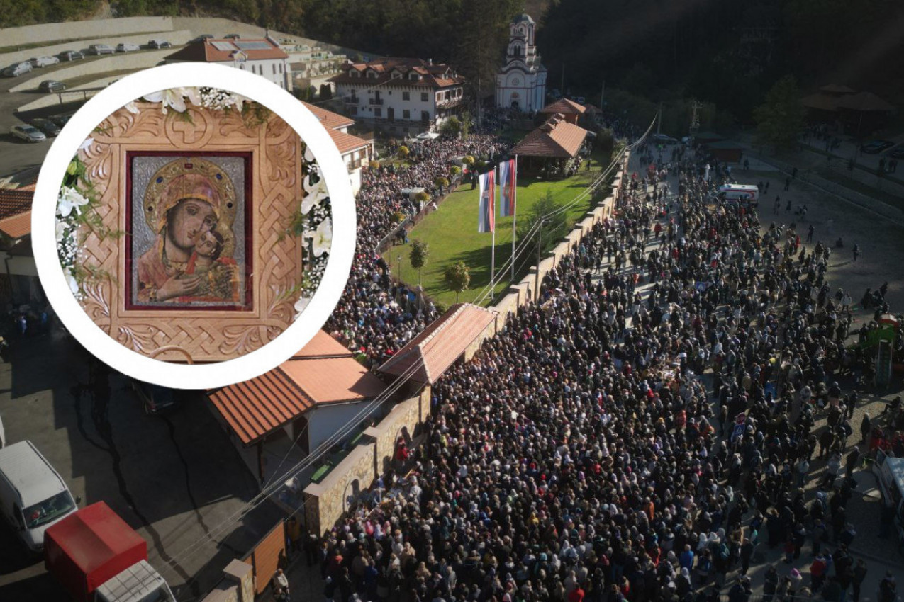 SVETLOST I RADOST U TUMANU NA MALU GOSPOJINU: Hiljade vernika na proslavi velikog jubileja u slavu ikone koja je mnogiima donela isceljenje (VIDEO)