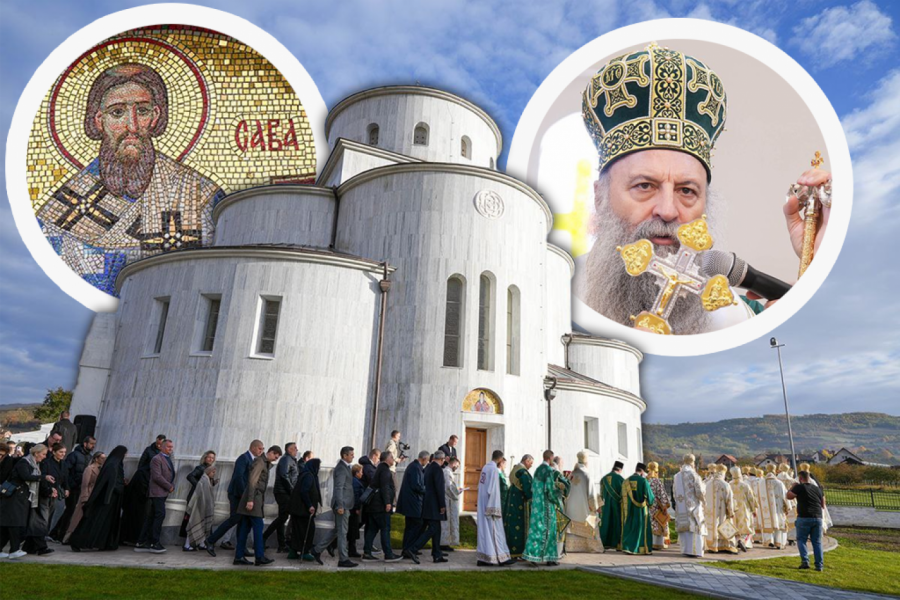 JUBILEJ KOJI JE DIGAO SRBIJU NA NOGE: Patrijarh Porfirije osvetio hram u Deževi, rodnom mestu Svetog Save (FOTO)