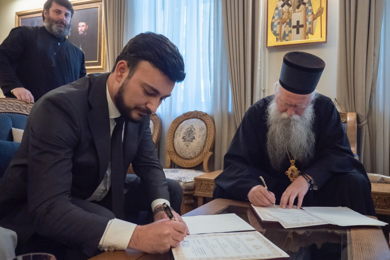 POTPISAN ISTORIJSKI UGOVOR: Budva donirala Crkvi milion evra