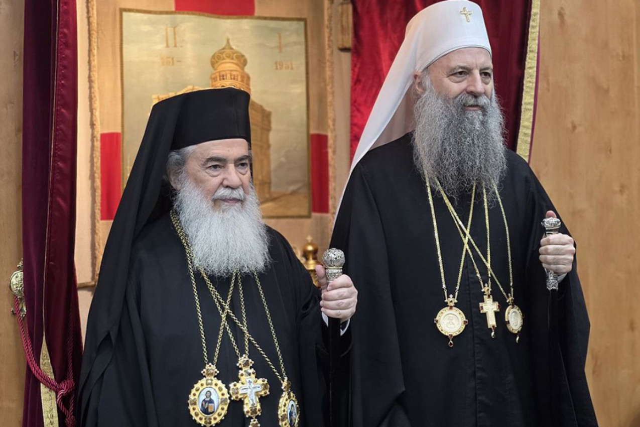 PRAVOSLAVNA BRATSTVA U MOLITVENOJ MISLI: Patrijarh Porfirije čestitao patrijarhu Teofilu