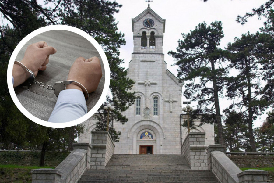 SKRNAVLJENJE SVETINJE U NIKŠIĆU DOBILO SUDSKI EPILOG: Uhapšen osumnjičeni za pljačku Sabornog hrama Svetog Vasilija Ostroškog