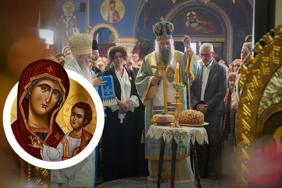NA VRATIMA RAJA APOSTOLI RETKO PUŠTAJU, ALI LJUBAV BOGORODICE VODI MNOGE UNUTRA: Važna poruka Patrijarha na slavi manastira Vavedenje