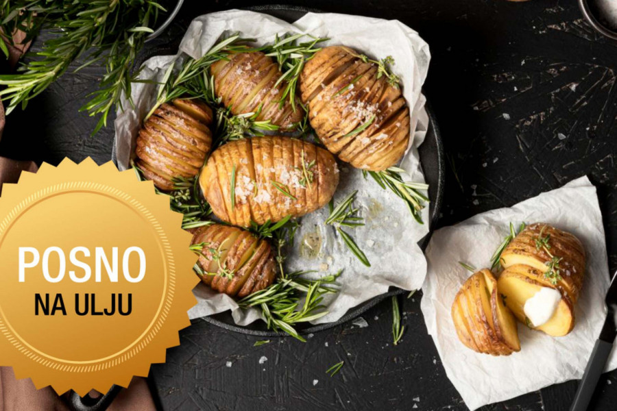 HARMONIKA-KROMPIR KOJI SE PAMTI: Ukusno i mirisno iznenađenje na posnoj trpezi