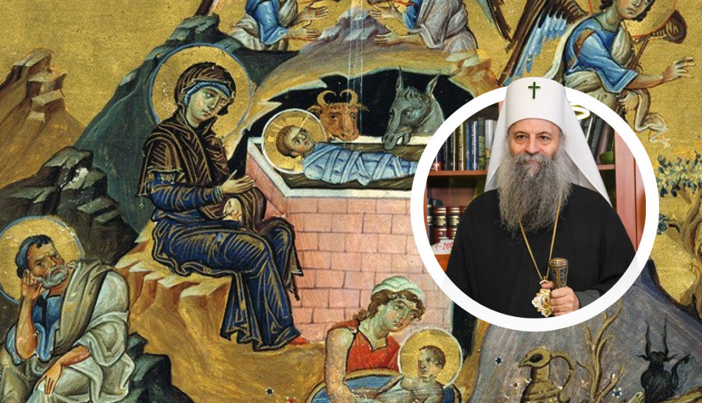 BOŽIĆNA PORUKA KOJA SPAJA HRIŠĆANE: Evo kome je patrijarh Porfirije danas čestitao praznik Hristovog Rođenja