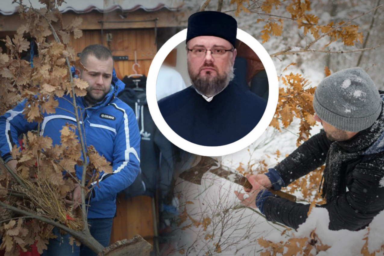 KAD SE SEČE BADNJAK - UJUTRU ILI PREDVEČE: Otac Dejan o onome što malo vernika zna