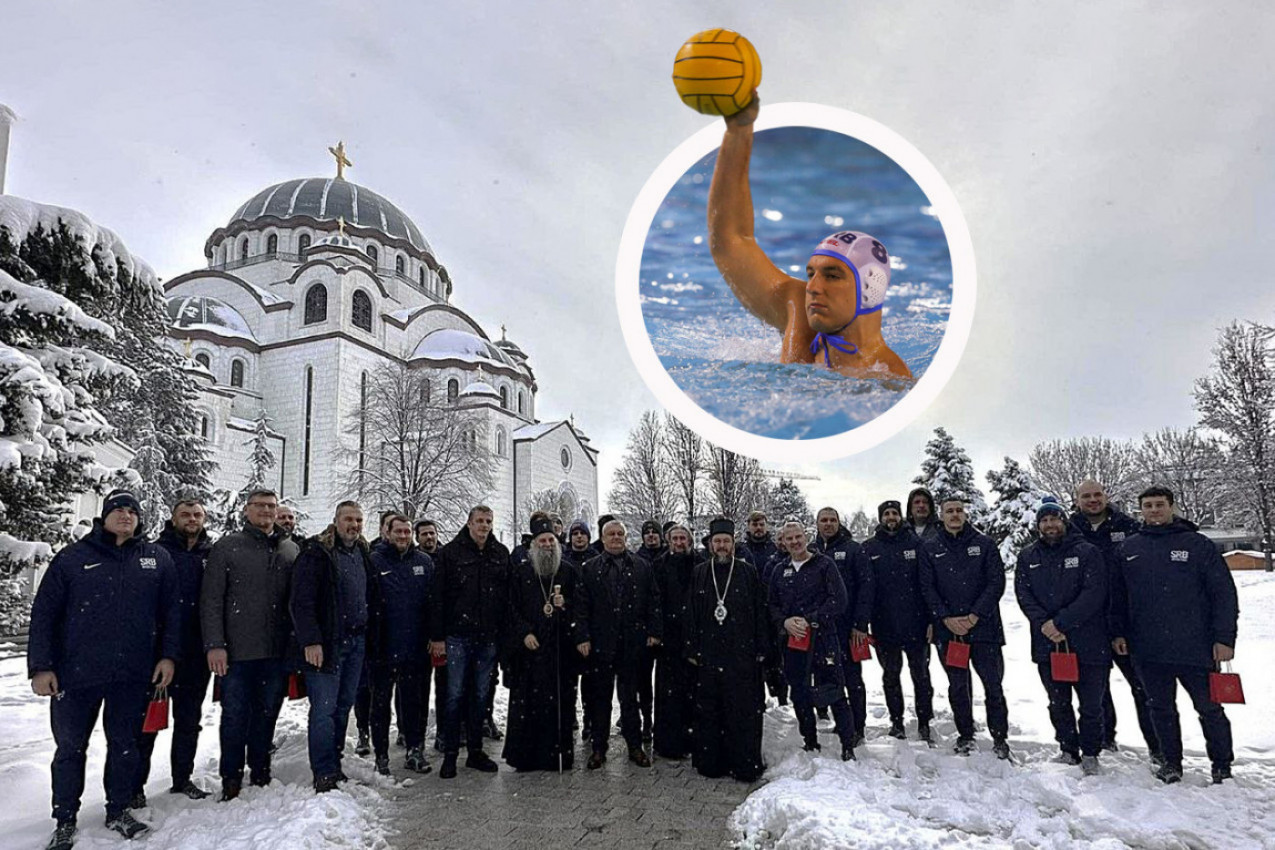 BOŽIĆNI SUSRET ZA PAMĆENJE: Patrijarh blagoslovio srpske vaterpoliste pred Evropsko prvenstvo (FOTO)