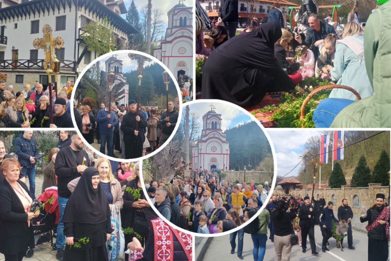 REKE VERNIKA NA CVETI SE SLILE U TUMANE: Dečja litija ganula sabrane, a bazar lokalnih proizvoda uveličao praznično slavlje (FOTO, VIDEO)