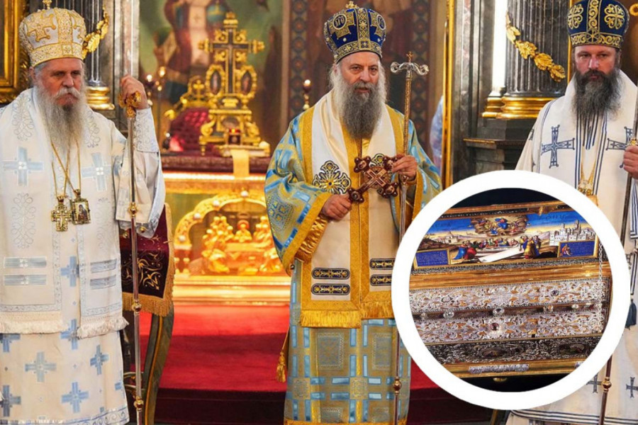 VELIKA SVETINJA SA SVETE GORE STIŽE U BEOGRAD: Na praznik Blagovesti patrijarh Porfirije otkrio koja relikvija će predvoditi Spasovdansku litiju
