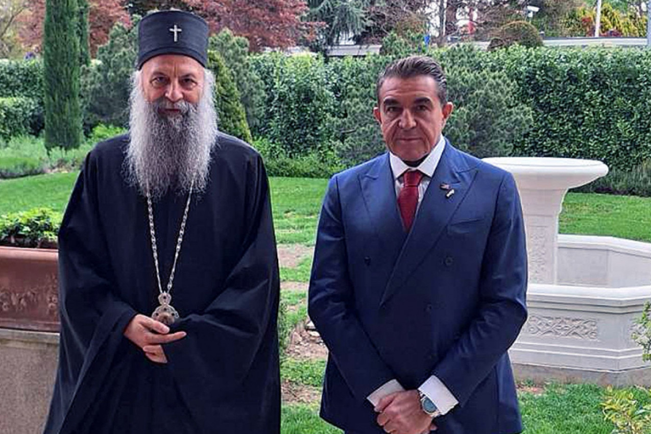 Patrijarh srpski Porfirije razgovarao sa visokim predstavnikom američke administracije