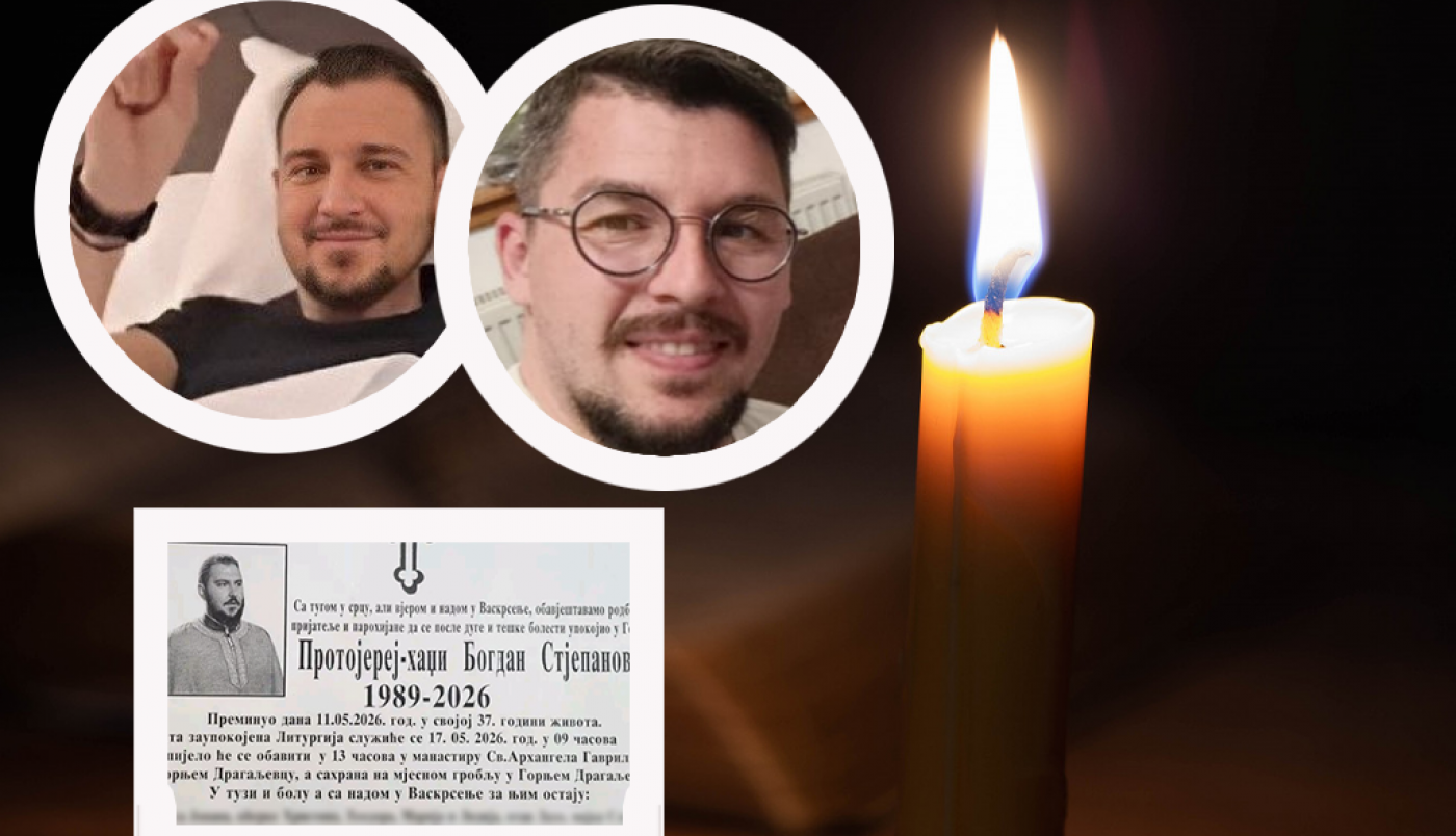 POZNATO VREME SAHRANE PROTE BOGDANA (37) KOJI JE UMRO U TURSKOJ! Otac Nemanja se potresnim rečima oprostio od njega i objasnio šta se dešava kada sveštenik premine!