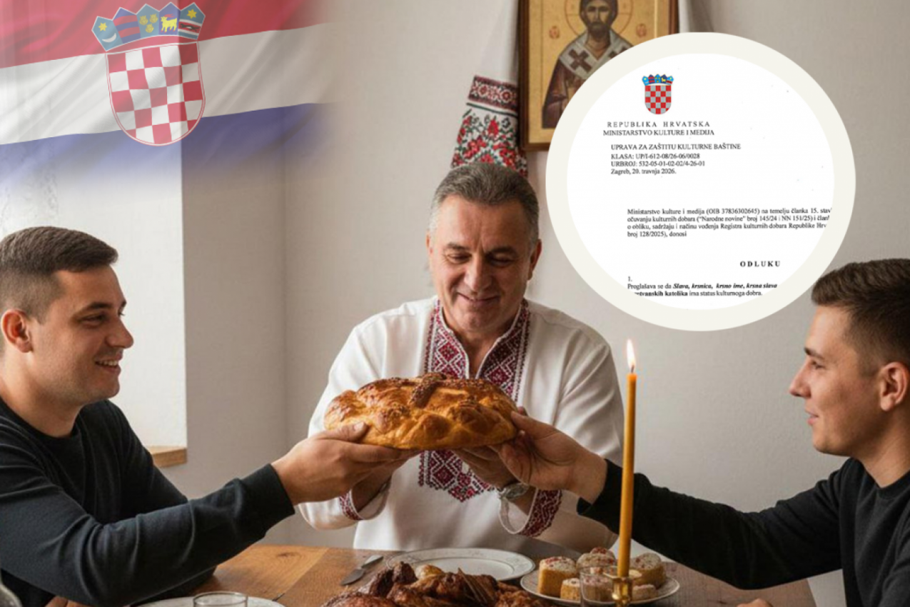 ŠOKANTNO - HRVATSKA ZAŠTITILA KRSNU SLAVU: Da li je Zagreb državnim pečatom prisvojio vekovno srpsko nasleđe?