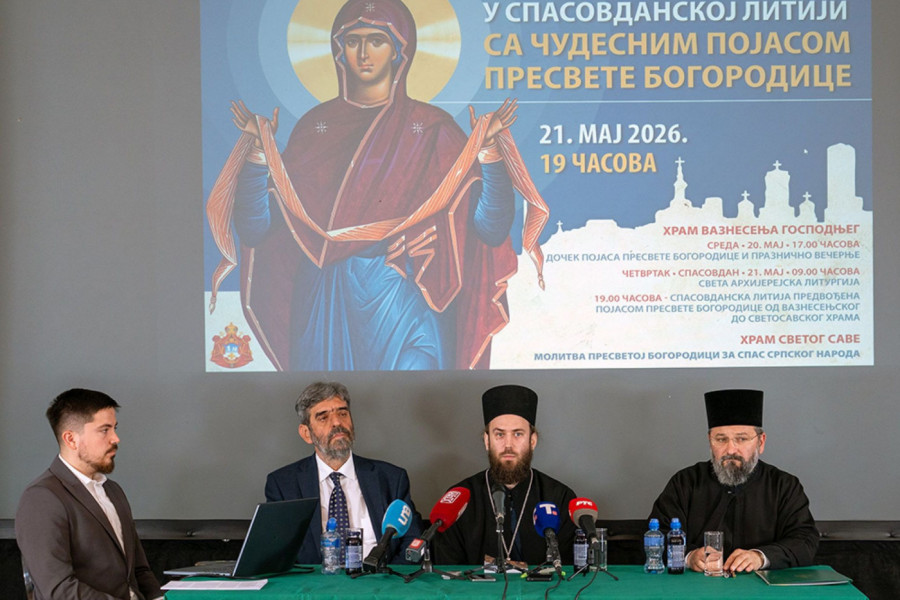 POSLE ŠEST VEKOVA VELIKA SVETINJA STIŽE U SRBIJU: Beograd dočekuje Pojas Presvete Bogorodice, patrijarh će lično nositi svetinju