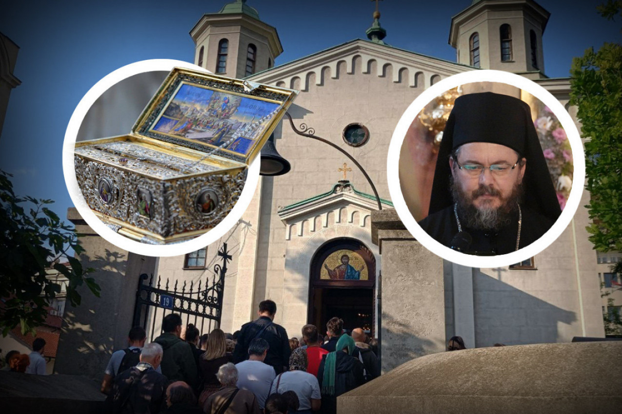 "VAZNESENJSKA CRKVA SE NOĆAS NEĆE ZATVARATI!": Vladika Dositej otkriva da će vernici moći da se poklone velikoj svetinji koja večeras stiže u Beograd