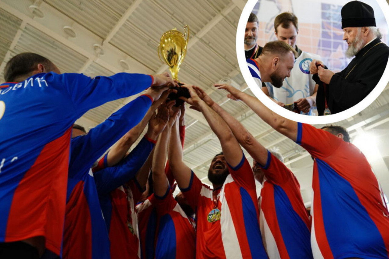 KAD DRES ZAMENI MANTIJU: Srbi osvojili zlato na prvom međunarodnom fudbalskom turniru sveštenoslužitelja (FOTO)