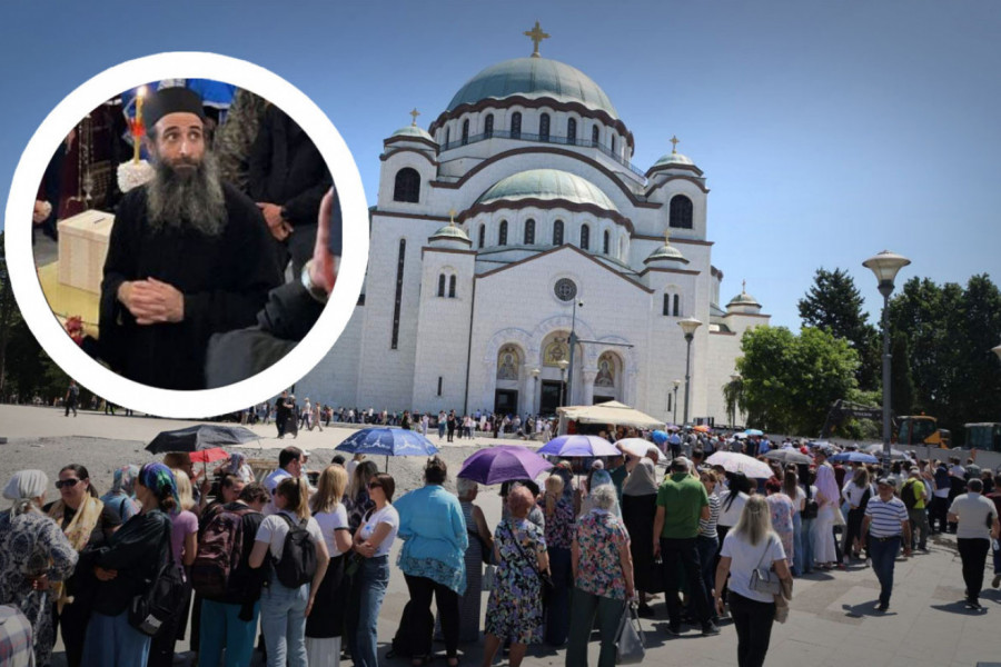 “BOG VOLI SRBIJU!”: Poruka Srbima svetogorskog monaha Teodohosa, koji bdi nad Pojasom Presvete Bogorodice u Hramu Svetog Save