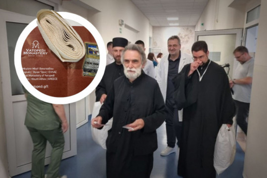 BLAGOSLOV PRESVETE BOGORODICE STIGAO I DO BOLNIČKIH SOBA: Osveštane trakice podeljene pacijentima koji vode najteže životne bitke