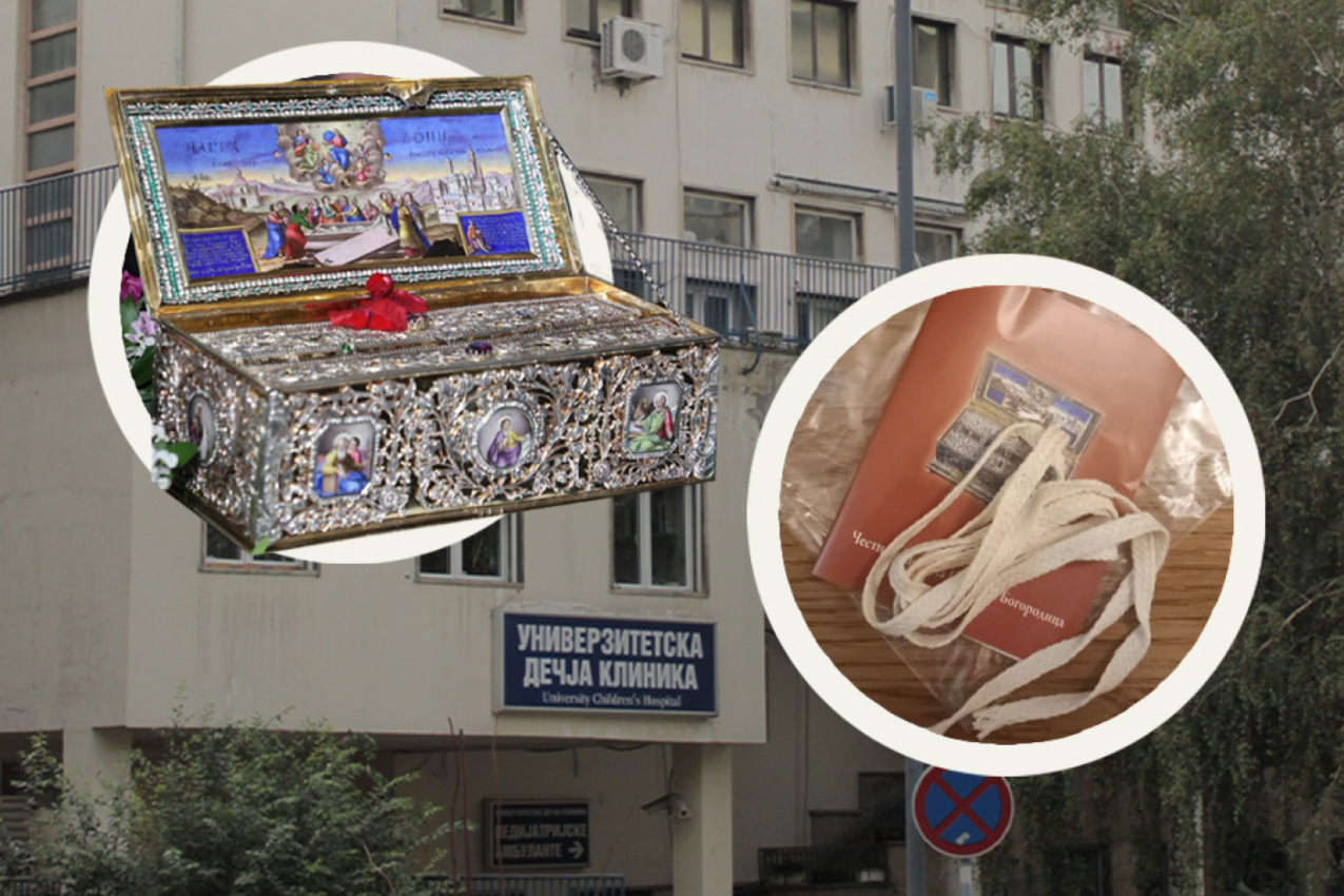 SRPSKE BOLNICE TRAŽE OSVEŠTANE TRAKICE NAD POJASOM PRESVETE BOGORODICE: Svetinju smo ispratili, ali blagoslov ostaje