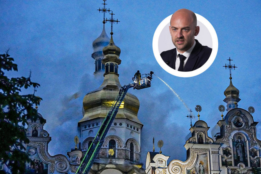 "ISTO JE KAO DA SU NAPALI NOTR DAM"!  Žan Noel Baro oštro osudi udar na Kijevsko-pečersku lavru - NEPRIHVATLJIVO! (FOTO, VIDEO)