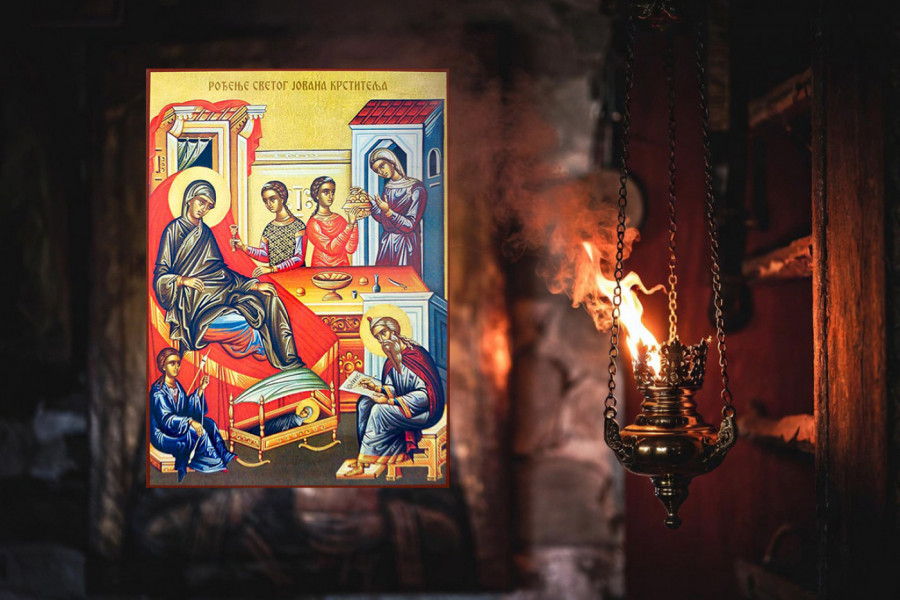SUTRA JE CRVENO SLOVO I SLAVA VELIKOG BROJA SRBA! Obeležavamo Rođenje Svetog Jovana Preteče i Krstitelja - IVANJDAN!