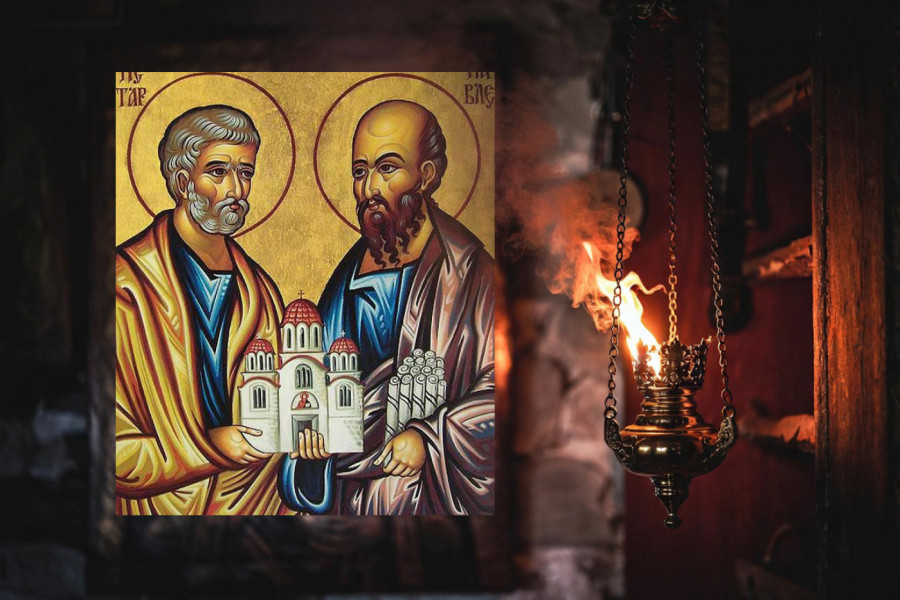 SUTRA JE CRVENO SLOVO I VELIKI PRAZNIK! Slavimo Svete apostole Petra i Pavla - PETROVDAN!