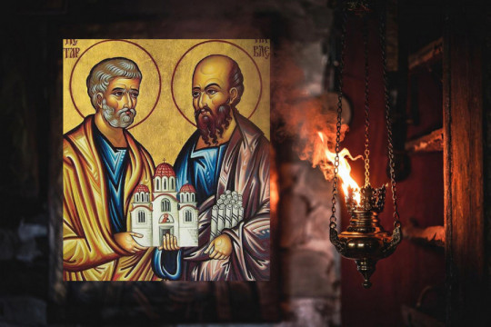 SUTRA JE CRVENO SLOVO I VELIKI PRAZNIK! Slavimo Svete apostole Petra i Pavla - PETROVDAN!