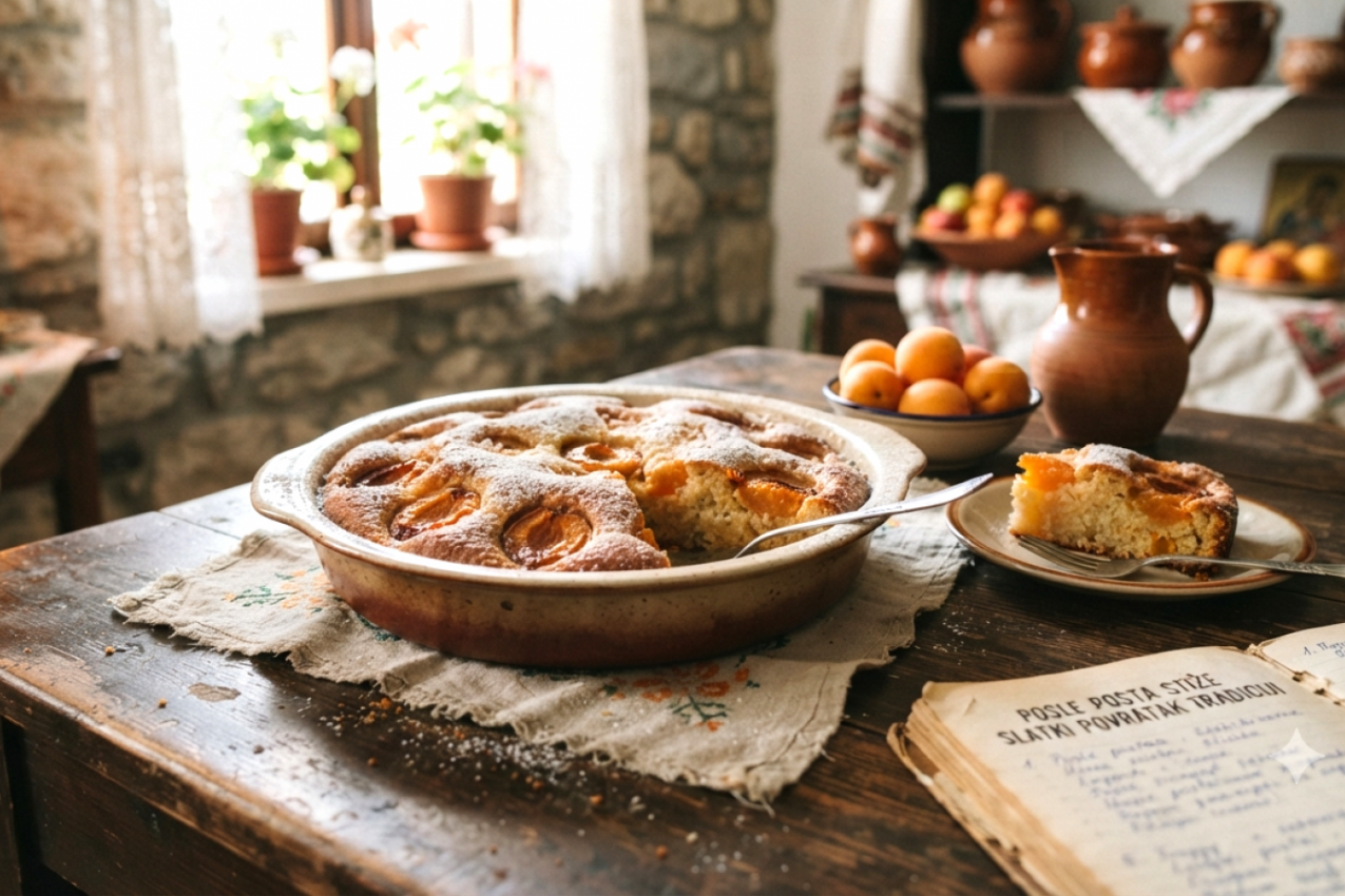 POSLE POSTA STIŽE SLATKI POVRATAK TRADICIJI: Stari letnji kolač sa kajsijama i mladim sirom vraća ukus detinjstva na trpezu