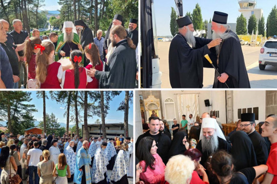 “NISAM DOŠAO KAO STRANAC, VEĆ KAO BRAT”: Svečani doček patrijarha Porfirija u Crnoj Gori (FOTO)