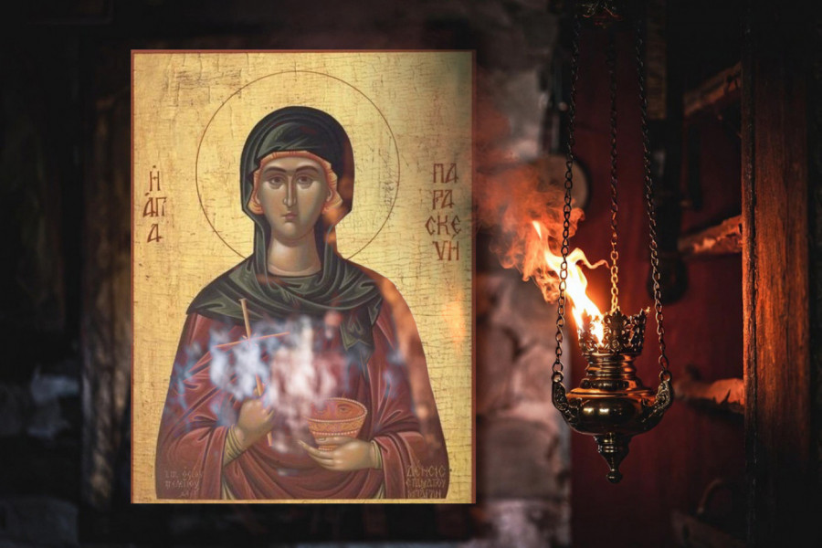 SUTRA JE CRNO SLOVO! Slavimo Svetu prepodobnomučenicu Paraskevu - SVETU PETKU RIMLJANKU!