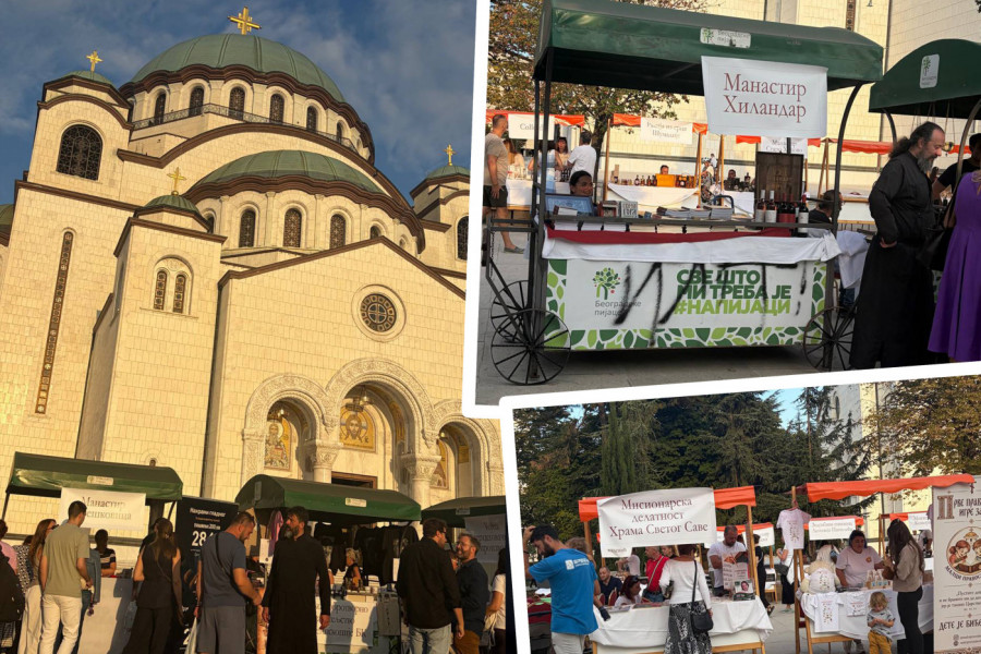 43 SVETINJE NA JEDNOM MESTU: Šta smo zatekli na Festivalu manastirskih proizvoda ispred Hrama Svetog Save (FOTO, VIDEO)