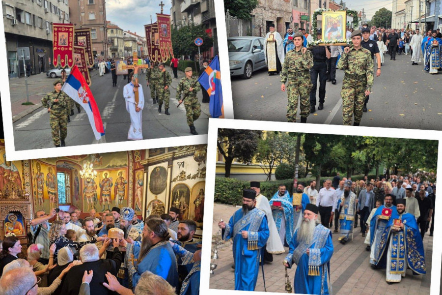 ZAJEČAR U MOLITVI OKUPIO SVOJ NAROD: Mitropolit Ilarion predvodio litiju, a iz Sabornog hrama poslata važna poruka (FOTO)