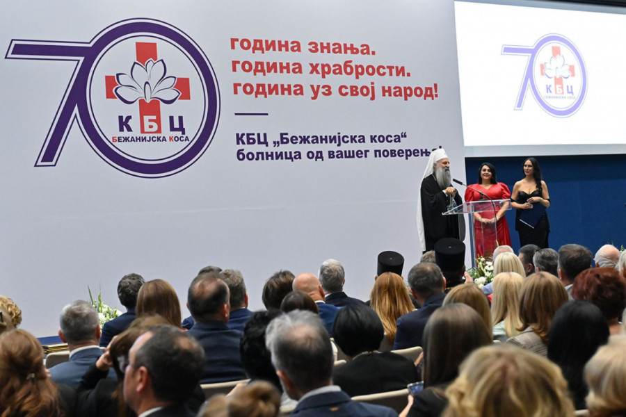 PATRIJARH PORFIRIJE NA JUBILEJU KBC „BEŽANIJSKA KOSA“: Molite se da u zdravom telu bude zdrav duh